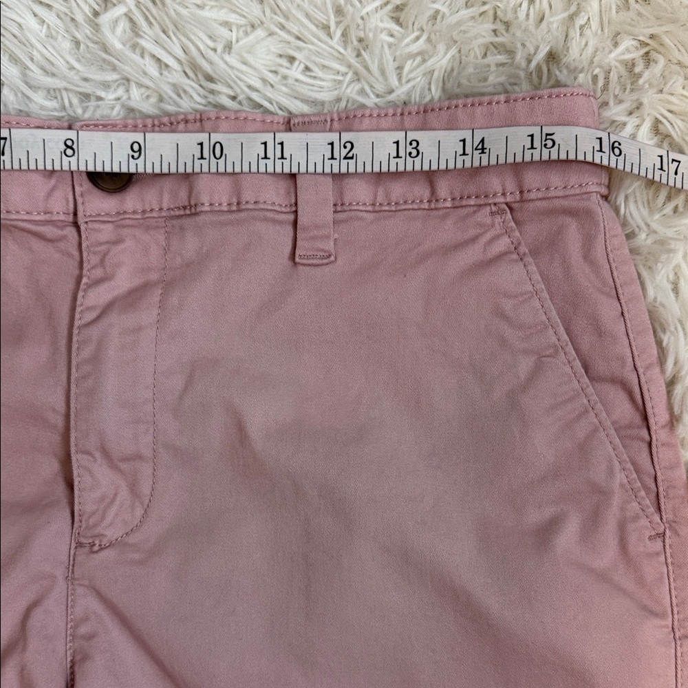 A New Day Size 8 Blush Pink Stretch Chino Bermuda Shorts - Picture 4 of 7